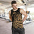 Kanaka Maoli Map Polynesian Tank Top Gold - Polynesian Pride