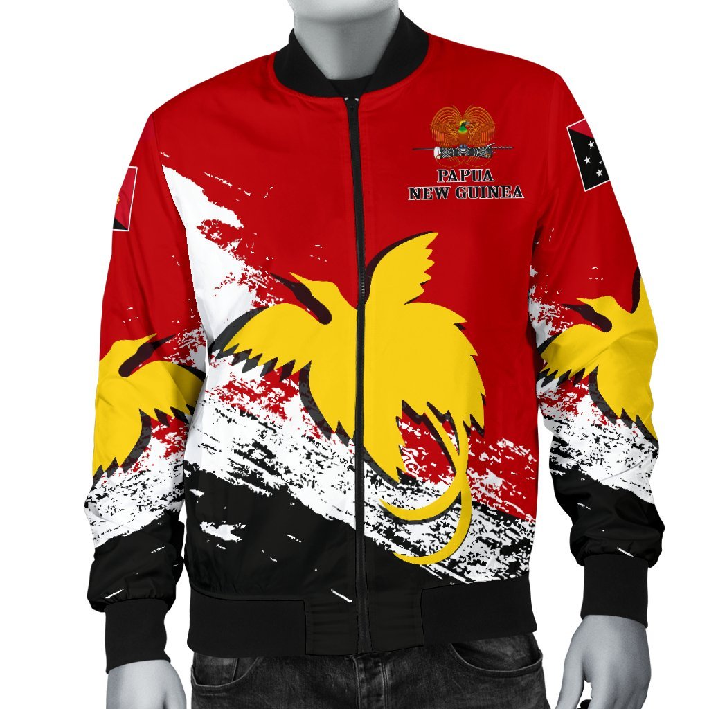Papua New Guinea Special Men's Bomber Jacket - Polynesian Pride
