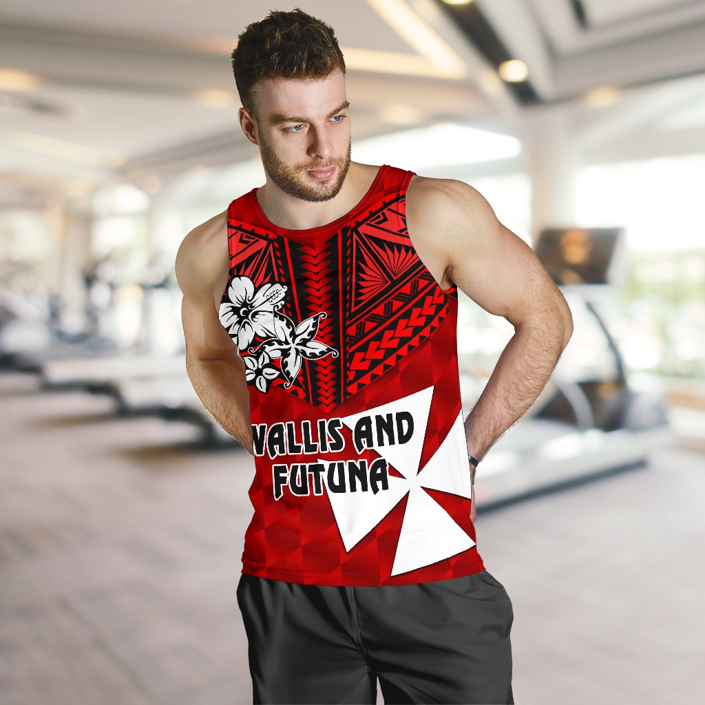 Wallis and Futuna Rugby Men's Tank Top Sporty Vibes - Polynesian Pride
