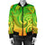 New Zealand Maori Mangopare Women Bomber Jacket Polynesian - Rasta - Polynesian Pride