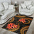 Polynesian Area Rug - Gold Plumeria - Polynesian Pride