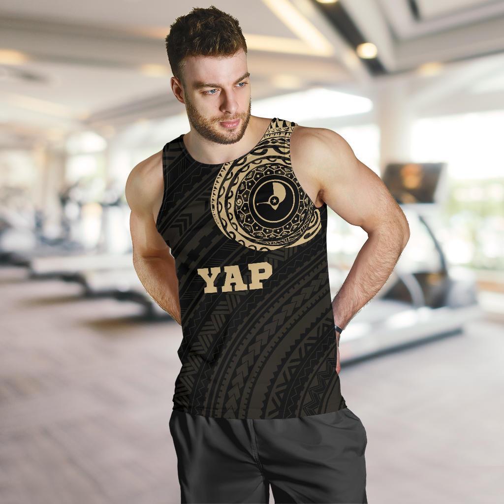 Yap Micronesia Tattoo Tank Top A7 - Polynesian Pride
