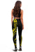 Yellow Polynesian Tribal Women's Leggings - Polynesian Pride