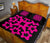 Hawaiian Quilt Bed Set Royal Pattern - Black And Pink - A1 Style - Polynesian Pride