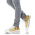 hawaiiHigh Top Shoe - Turtle High Top Shoe Strong Pattern Hibiscus Plumeria AH - Polynesian Pride