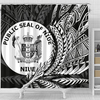 Niue Shower Curtains - Wings Style - Polynesian Pride