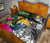 Nauru Quilt Bed Set - Turtle Plumeria Banana Leaf Crest - Polynesian Pride