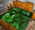 Hawaii Turtle Poly Tribal Quilt Bed Set - Green - Polynesian Pride