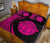 Hawaii Polynesian Pele Mauna Kea Quilt Bed Set Circle Style Pink - Polynesian Pride