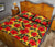 Tropical Flowers And Palm Leaves Quilt Bed Set - Polynesian Pride