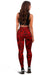 Polynesian Kakau Turtle Red Hawaii Women's Leggings AH - Polynesian Pride