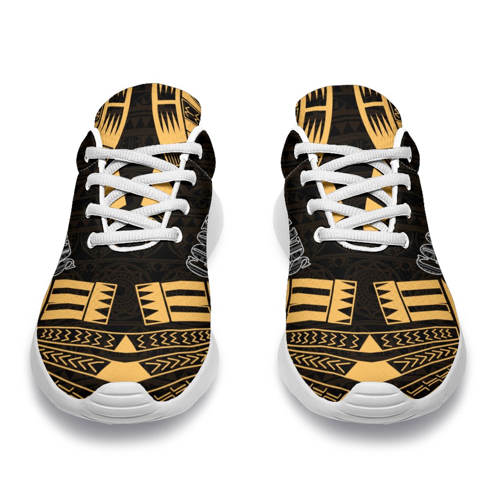 Cook Islands Sport Sneakers - Polynesian Tattoo Gold - Polynesian Pride