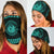 Hawaii Kakau Polynesian Coat Of Arms Bandana 3 - Pack - Turquoise - Polynesian Pride