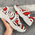 Polynesian Maori Ethnic Ornament Red Chunky Sneakers - Polynesian Pride