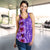 Hawaii Hibiscus Flower Polynesian Women's Tank Top - Curtis Style - Purple - Polynesian Pride