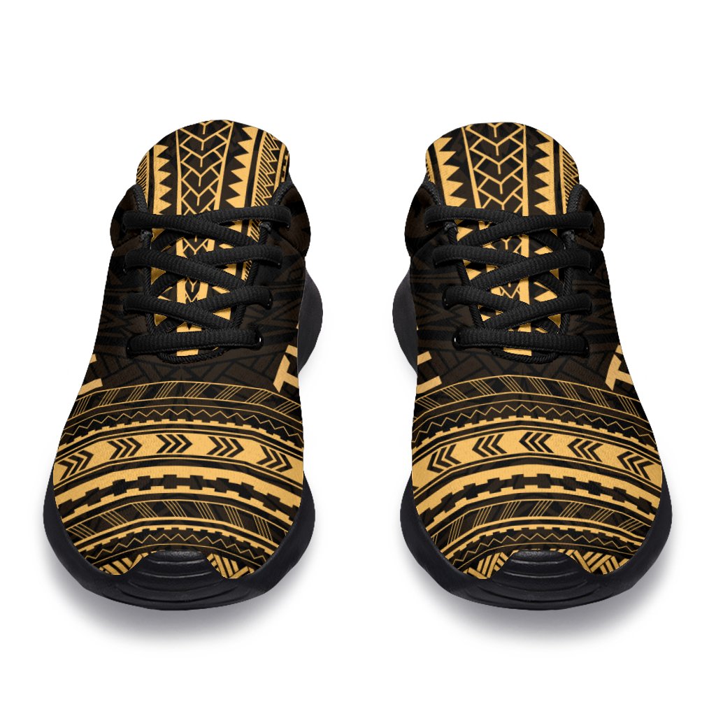 Tuvalu Sporty Sneakers - Polynesian Chief Gold Version - Polynesian Pride
