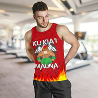 Hawaii Mauna Kea Men's Tank Top - Warrior Version - Polynesian Pride