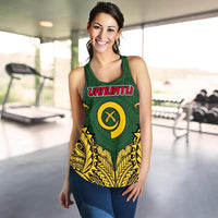 Vanuatu Premium Racerback Tank A7 - Polynesian Pride