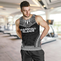 Marshall Islands Men's Tank Top - Polynesian Chief Black Version - Polynesian Pride