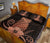 Hawaii Polynesian Pineapple Hibiscus Quilt Bed Set - Zela Style Orange - Polynesian Pride