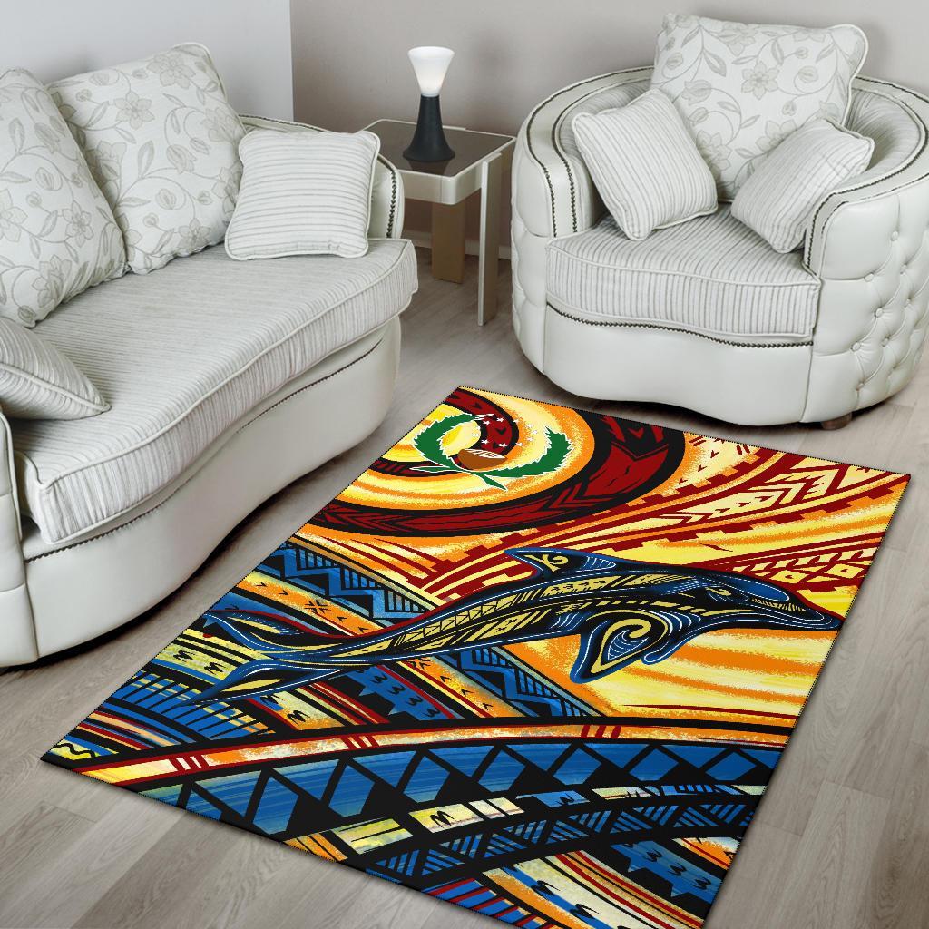 Pohnpei Area Rug - Dolphin Surfing - Polynesian Pride