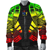 Cook Islands Men Bomber Jackets - Polynesian Tattoo Reggae - Polynesian Pride
