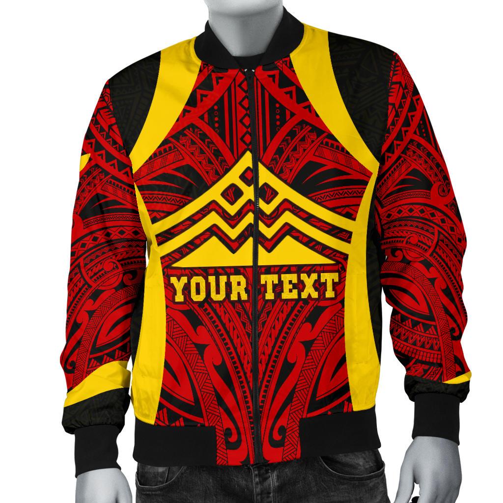 Hawaii Custom Personalised Men's Bomber Jacket - Protect Mauna Kea - Polynesian Pride