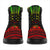 New Caledonia Leather Boots - Polynesian Reggae Chief Version - Polynesian Pride