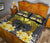 Hawaii Kanaka Dolphin Yellow Plumeria Polynesian Quilt Bed Set - Bustling Style - AH - Polynesian Pride