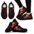 Tuvalu Polynesian Sneakers - Coat Of Arm With Hibiscus - Polynesian Pride