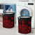 Tuvalu Laundry Basket - Polynesian Turtle Hibiscus Red - Polynesian Pride