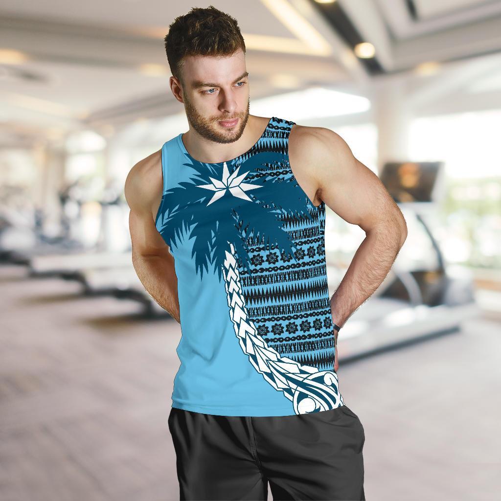 Fiji Tapa Men's Tank Top A02 - Polynesian Pride
