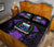 Samoa Polynesian Quilt Bed Set Hibiscus Purple - Polynesian Pride