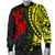 Hawaii Men's Bomber Jacket - Polynesian Patterns With Hibiscus Flowers - Polynesian Pride