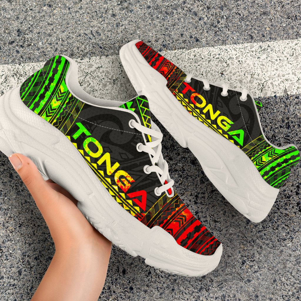 Tonga Chunky Sneakers - Polynesian Chief Reggae Version - Polynesian Pride