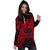 Samoa Polynesian Hoodie Dress Map Red - Polynesian Pride