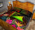 Tokelau Polynesian Quilt Bed Set - Hibiscus and Banana Leaves - Polynesian Pride