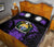 Nauru Polynesian Quilt Bed Set Hibiscus Purple - Polynesian Pride