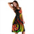 Tahiti Polynesian Midi Dress - Reggae Plumeria - Polynesian Pride