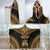 Norfolk Island Polynesian Chief Hooded Blanket - Gold Version - Polynesian Pride