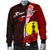 New Caledonia Polynesian Custom Personalised Men's Bomber Jacket - Coat Of Arm With Hibiscus - Polynesian Pride