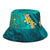 Chuuk Micronesia Bucket Hat - Manta Ray Ocean - Polynesian Pride