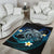 Hawaii Turtle Plumeria Polynesian Rug - Mela Style - Polynesian Pride