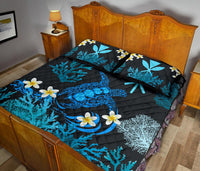 Hawaii Turtle Kanaka Ocean Plumeria - Quilt Bed Set AH - Polynesian Pride