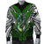 Manaia Mythology Men Bomber Jacket Silver Fern Maori Tattoo - Polynesian Pride