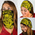 Hawaii Vocalno Flowers Tiki Bandana 3-Pack - AH - Yellow - Polynesian Pride