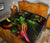 Hawaii Polynesian Quilt Bed Set - Turtle With Blooming Hibiscus Reggae - Polynesian Pride