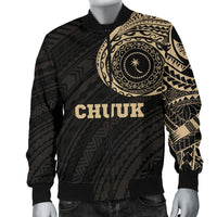 Chuuk Micronesia Tattoo Men's Bomber Jacket - Polynesian Pride