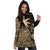 Guam Hoodie Dress - Guam Flag Coconut Tree Gold K4 - Polynesian Pride