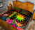 Nauru Polynesian Quilt Bed Set - Hibiscus and Banana Leaves - Polynesian Pride